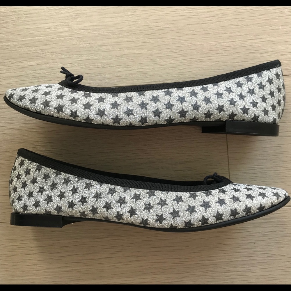 Repetto Lili star glitter ballet flat NWOB